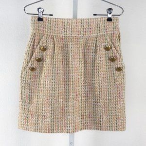 Anthropologie Misa En Scene by Ruffian Tweed Skirt